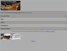 Tablet Screenshot of live-strip-racing.com
